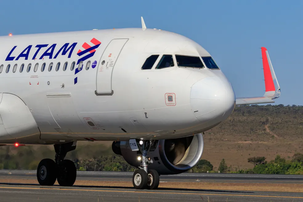 Avião Latam, em imagem de arquivo — Foto: LATAM/Divulgação